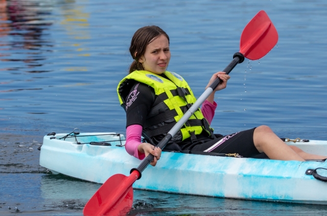 Disfrutando de unas aventuras en kayak 
