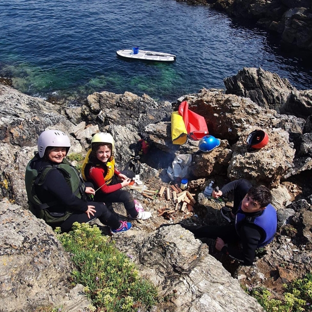 Coasteering en Cornualles 