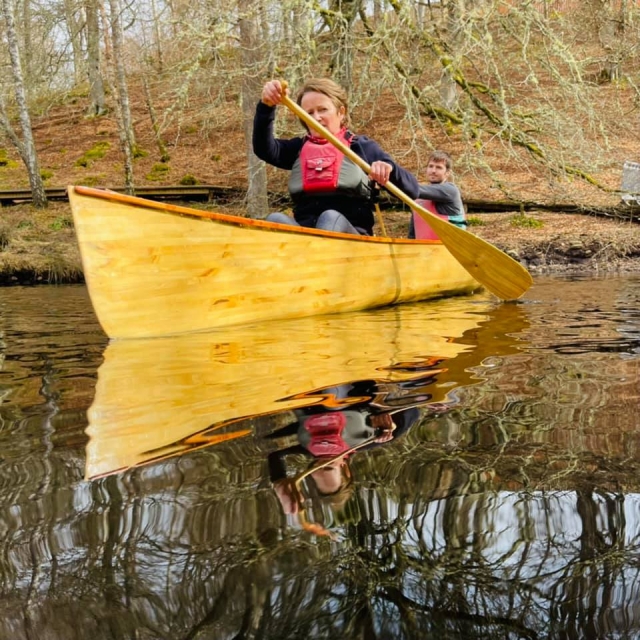  Remar en el río Spey 