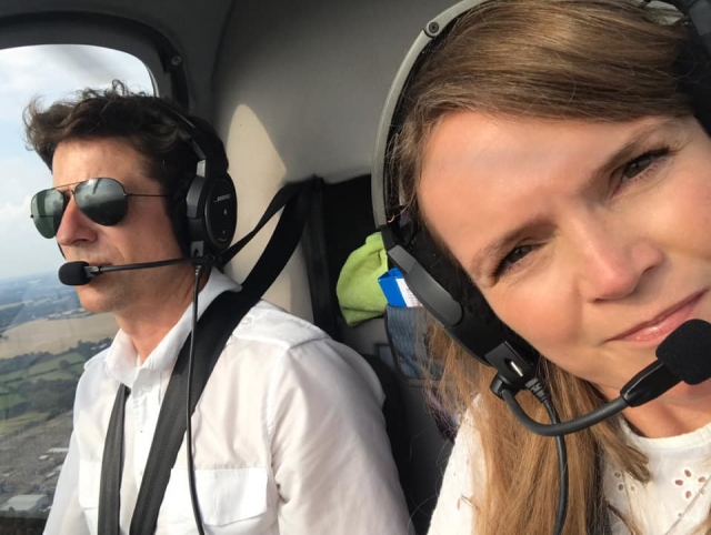 Prueba de vuelo en helicóptero