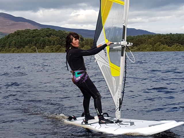 Windsurf en Loch Insh 