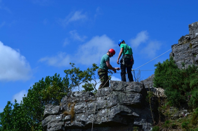 Sesiones grupales de escalada 