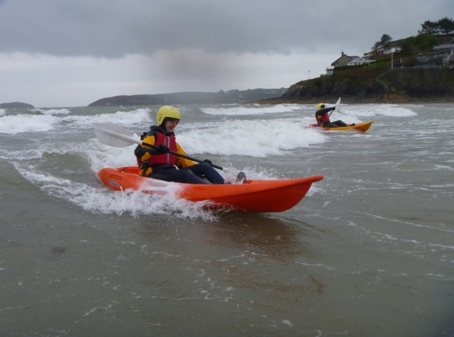 Kayak de mar en Gales 