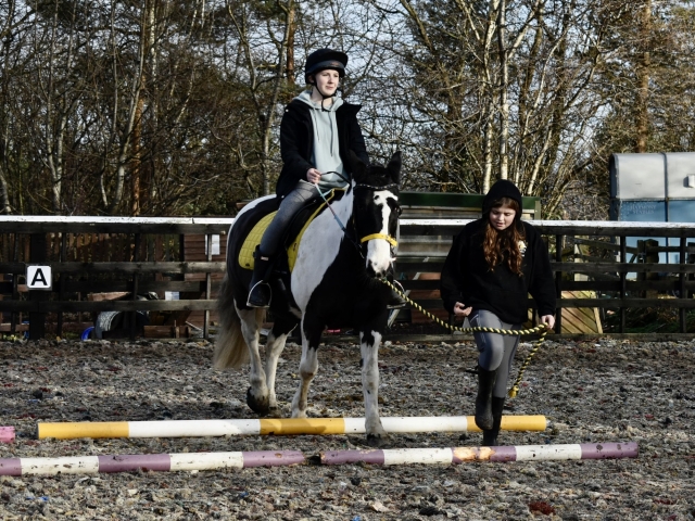 Clases de equitación al aire libre