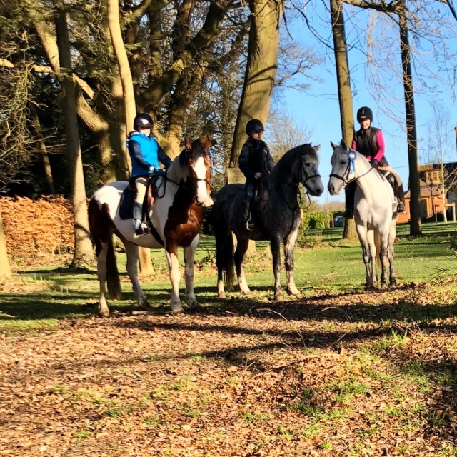 Pbaños a caballo en Little Gaddesden 