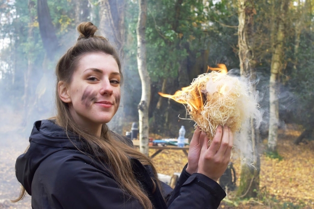  Aprende a hacer fuego 