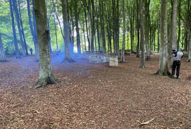  Campo de gotcha lleno de color en Leeds 