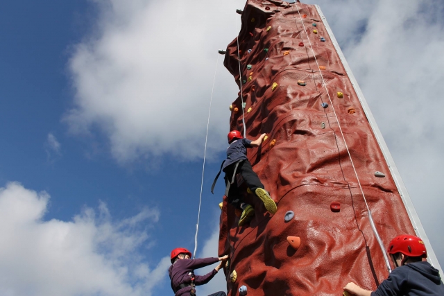 Sesión de escalada en Rostrevor duranle 1,5 h.