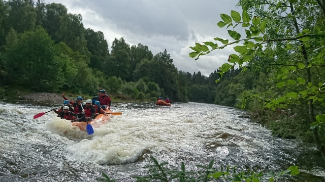  Aventura de rafting para principiantes