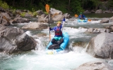 Sesión de kayak junior en el río Findhorn 2.30h