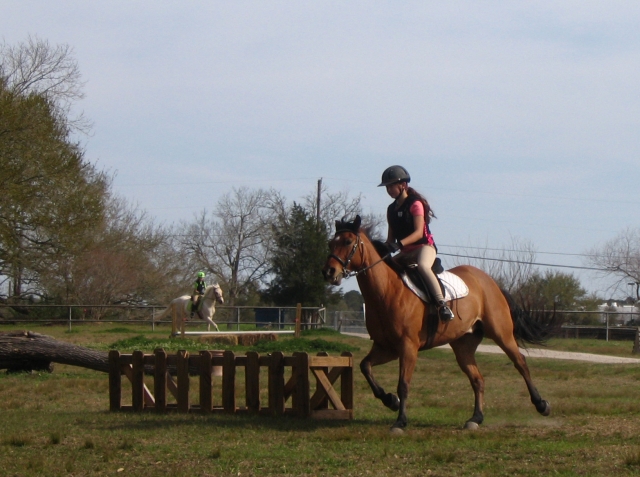  Aventurero subiendo a caballo y divirtiéndose