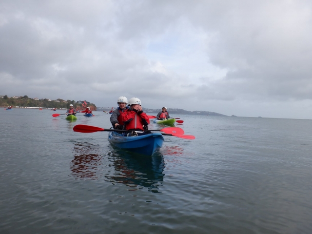  Kayak en grupo