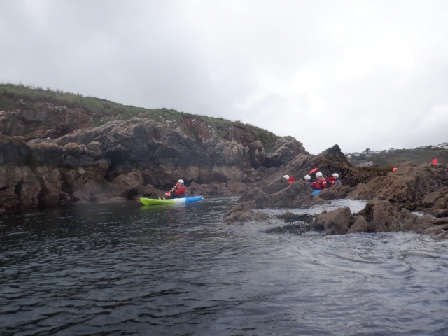 Sesión de kayak 