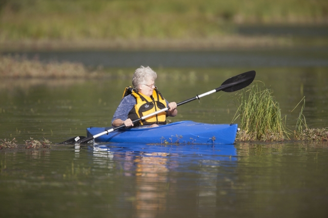 Kayak en River Blue duranle medio día.