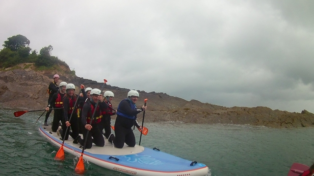 Mega sesión de SUP en Devon