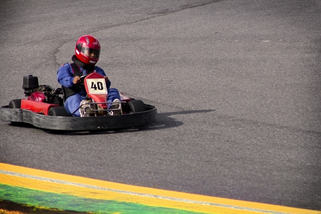 Una de las mejores curva de la pista
