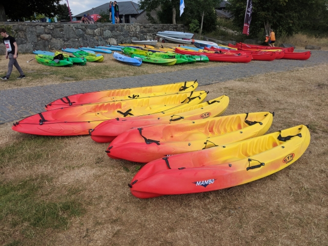 Nuestros kayaks están listos
