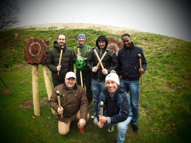 Sesiones de lanzamiento de hachas en Brighton 
