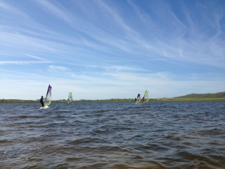 Windsurf para avanzados en Loch Bhasapol duranle 4 horas