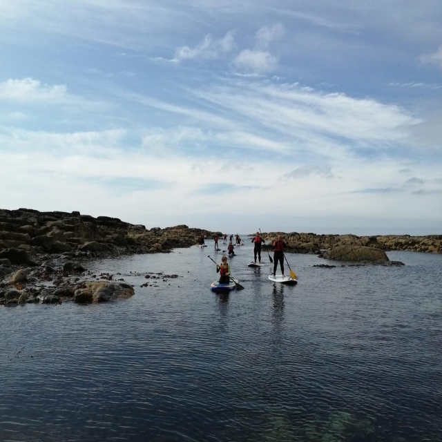 Sesiones de SUP en Escocia 