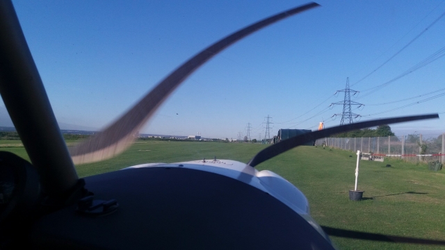 Preparándole para volar