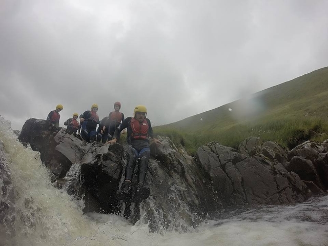 ¡Zambulléndose en el agua! 