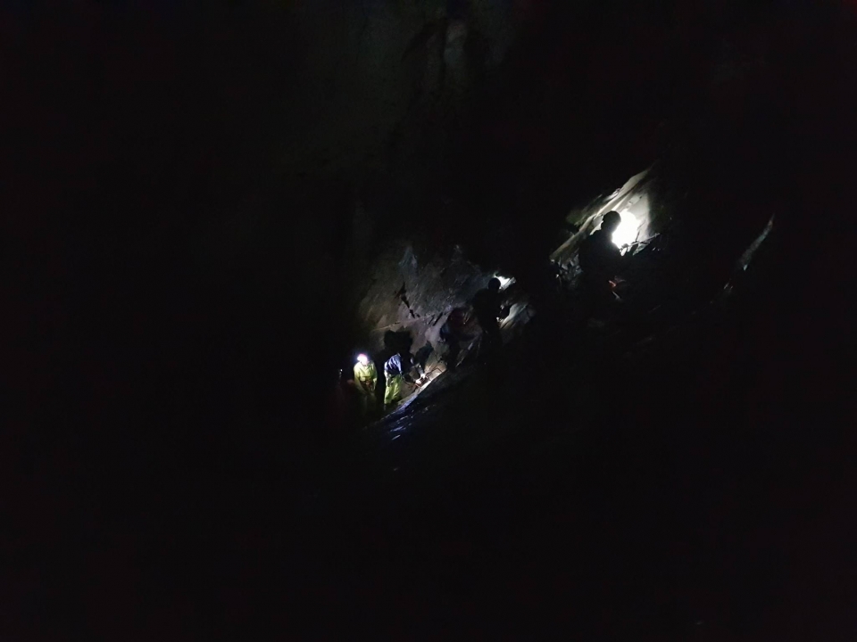 Sesiones de escalada en la mina Sesiones de escalada en la mina