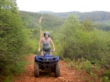 Paseo privado en cuatrimoto para Tenby avanzado 45 min
