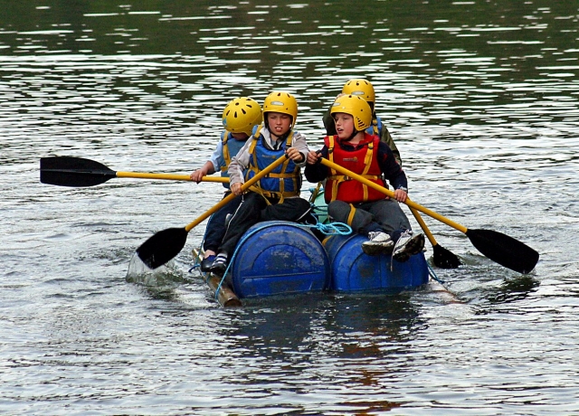 Sesiones de construcción de balsas