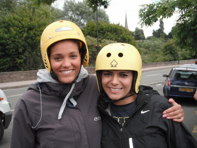 Sesión de rappel de día completo en Symonds Yat Rock