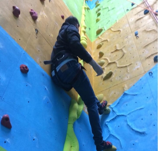 Nada mejor que escalar en interiores 