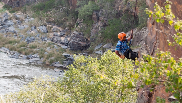  Rappel en Symonds Yat Rock 