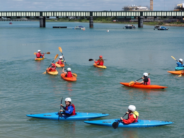  Expedición en kayak a bordo 