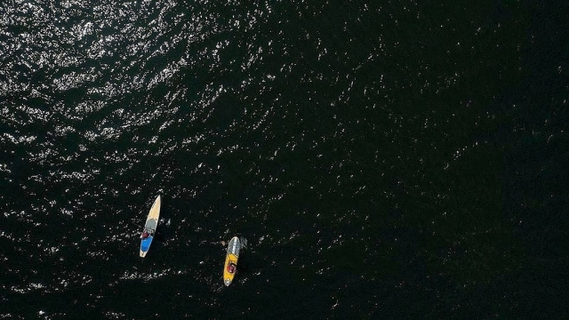  Lección de SUP en aguas tranquilas 