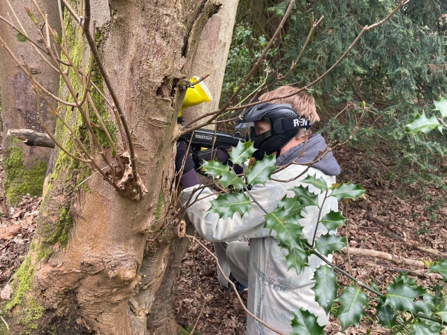  El gotcha significa pasar un buen ramarro al aire libre