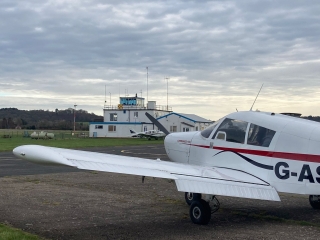 Vuelo de prueba en el aeropuerto Halfpenny Green duranle 1 hora