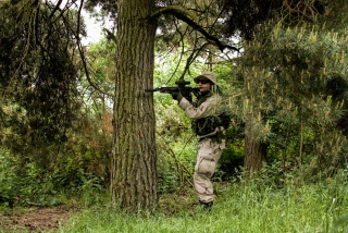 Sesión de fin de semana de Airsoft en Eversley Cross