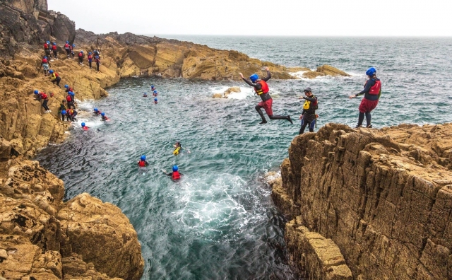 Divertida expedición en la costa