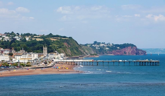  El hermoso paseo marítimo de Teignmouth 