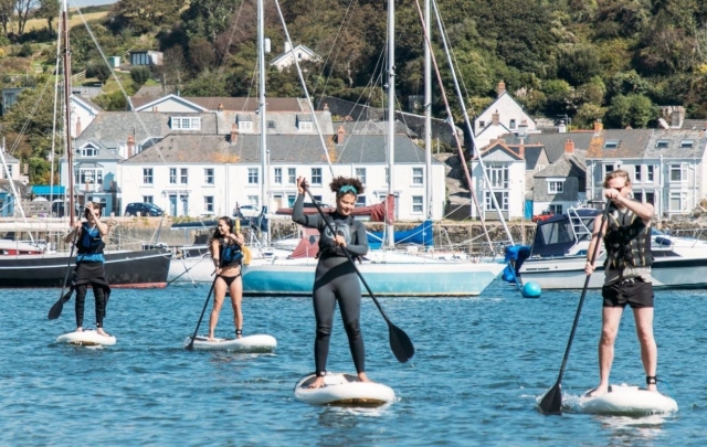 Lección y recorrido con amigos