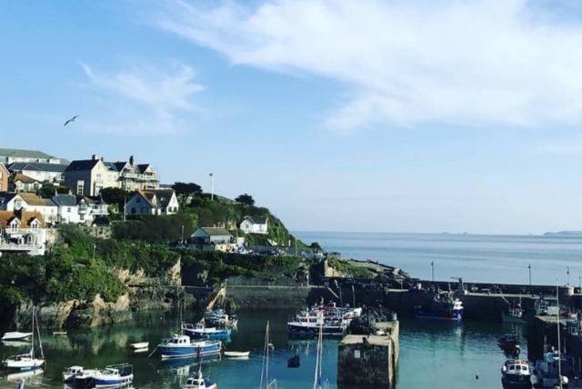  El hermoso puerto de Newquay 