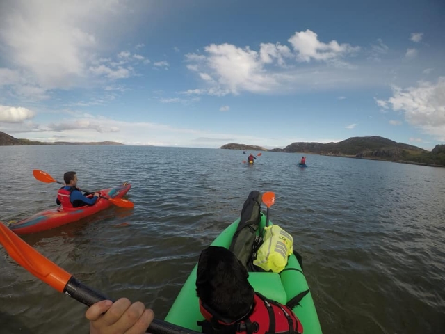 Sesión privada de kayak 