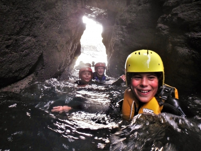  Entrando en las cueva 