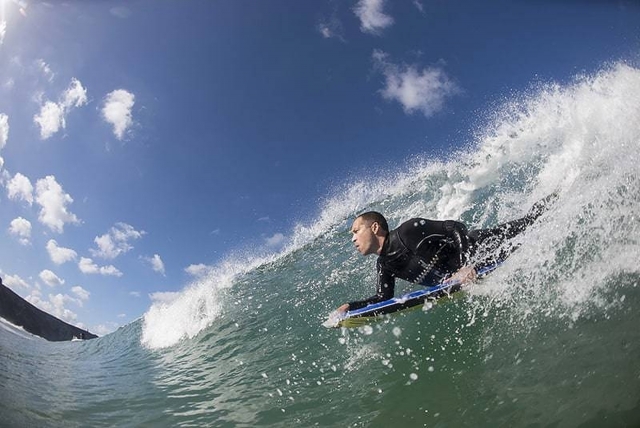  Preparándose para atravesar las olas