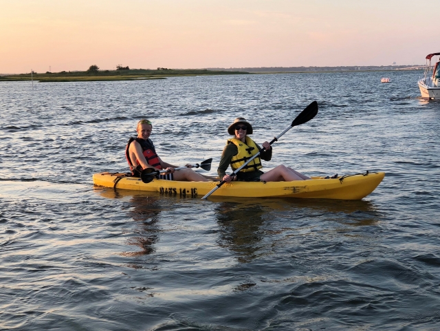  Kayak con la hermosa vista 