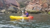 Sesión individual de renta de kayak en Oxwich duranle 1 hora