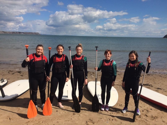  Felices participantes de SUP 