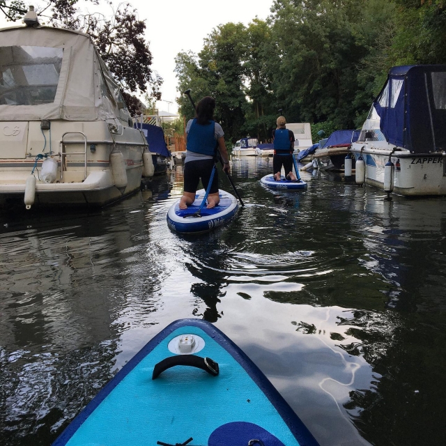 Las sesiones de SUP son increíbles