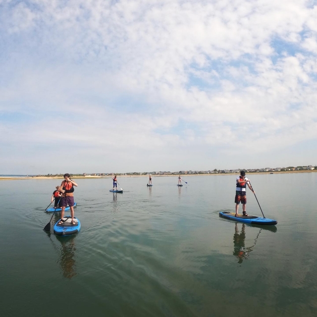 Las sesiones de SUP son relajantes