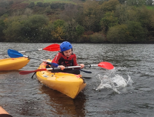  Kayak por el embalse de Lliw 